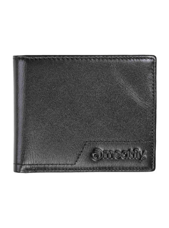 Meatfly kožená peněženka Eliot Premium Black | Černá | Velikost One Size