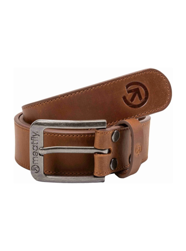 Meatfly kožený pásek Doppler Chestnut Brown | Hnědá | Velikost L/XL