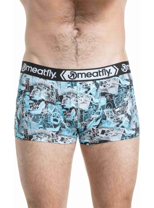Meatfly pánské boxerky Balboa Double Pack Space / Easy | Mnohobarevná | Velikost L