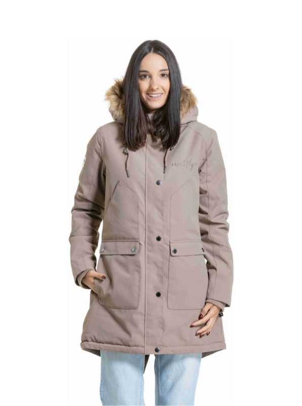 Meatfly dámská parka Amber Stucco | Písková | Velikost XL
