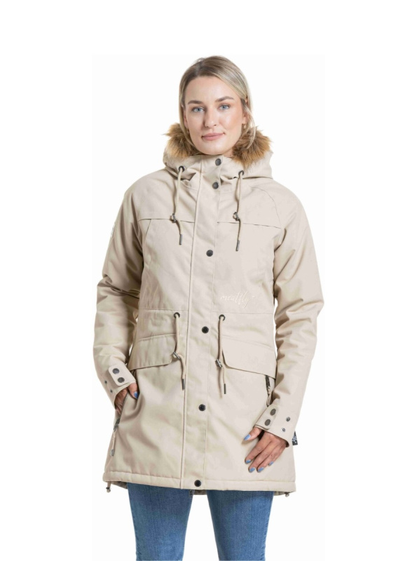 Meatfly dámská parka Aubrey Iced Coffee | Hnědá | Velikost M