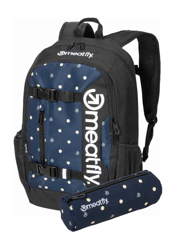Meatfly batoh Basejumper Yellow Dots 22 L + PENÁL ZDARMA | Žlutá | Objem 22 L