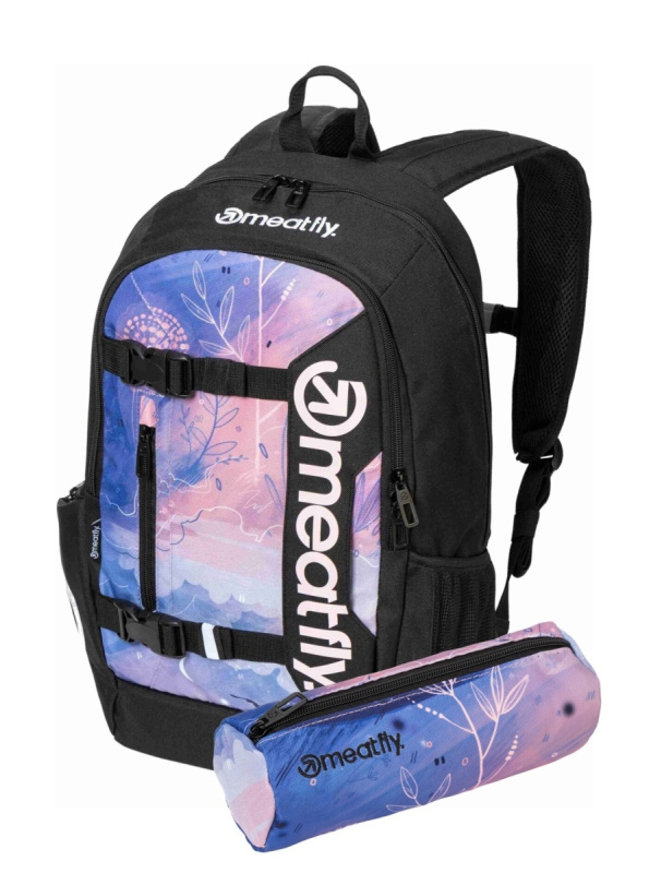 Meatfly batoh Basejumper Lighthouse 22 L + PENÁL ZDARMA | Mnohobarevná | Objem 22 L
