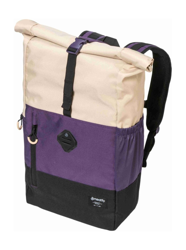 Meatfly batoh Holler Purple 28 L | Písková | Objem 28 L