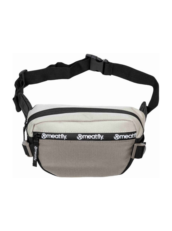 Meatfly ledvinka Dash Silver Mink | Šedá | Objem 4,8 L