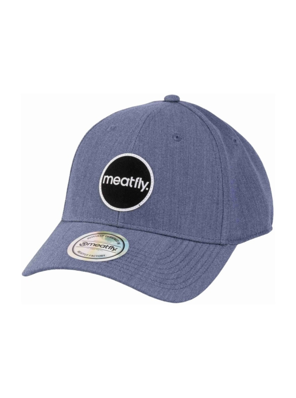 Meatfly kšiltovka Ethan Flexfit Blue Embroidery | Modrá | Velikost One Size
