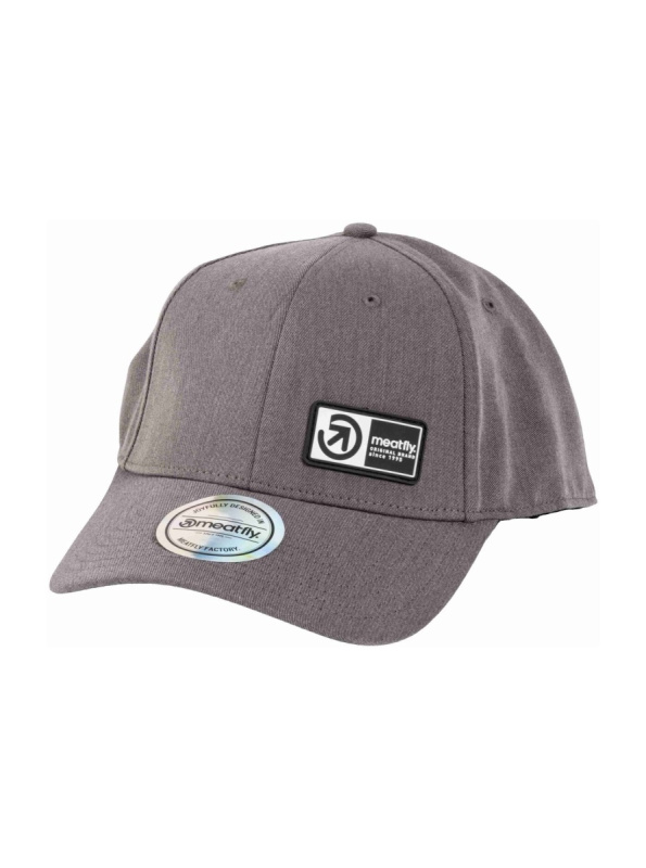 Meatfly kšiltovka Ethan Flexfit Grey Brand | Šedá | Velikost One Size