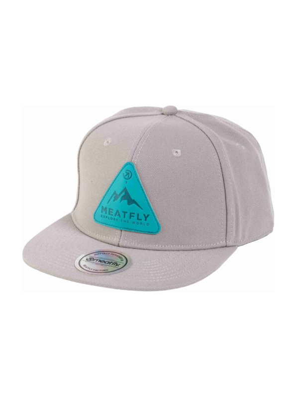 Meatfly kšiltovka Hornet Snapback Grey Peak | Šedá | Velikost One Size