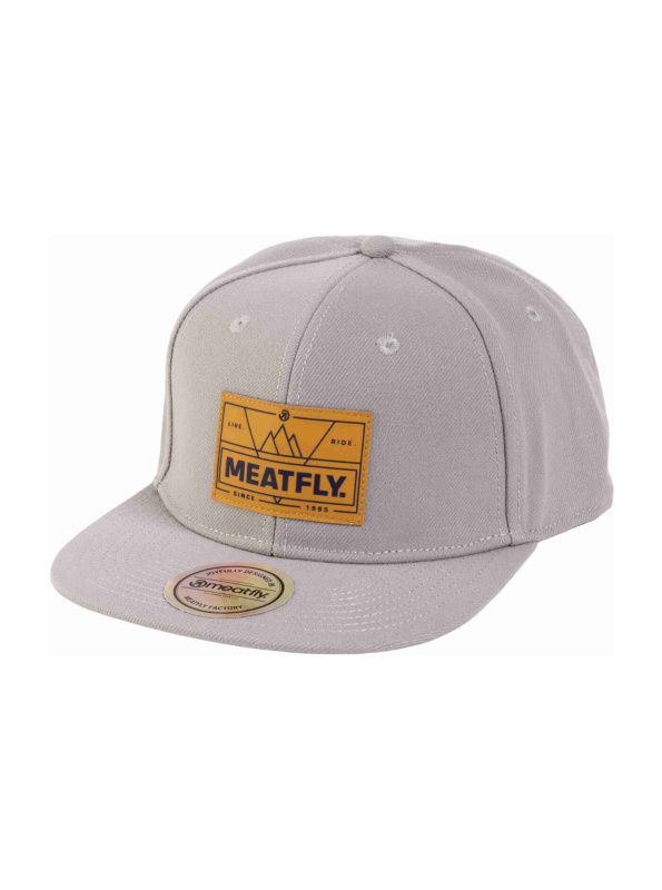 Meatfly kšiltovka Hornet Snapback Grey Live | Šedá | Velikost One Size