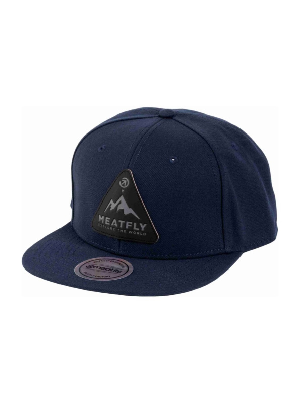 Meatfly kšiltovka Hornet Snapback Navy Blue Peak | Modrá | Velikost One Size