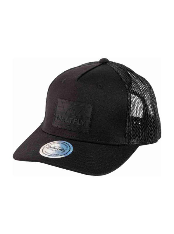 Meatfly kšiltovka Corey Trucker Black Live | Černá | Velikost One Size