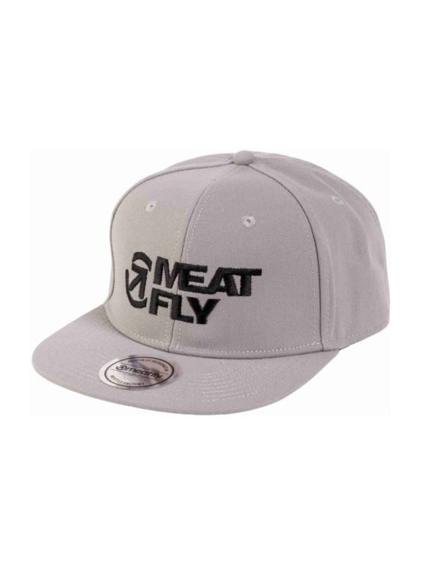 Meatfly kšiltovka Ness Snapback Grey / Black Revital | Černá | Velikost One Size