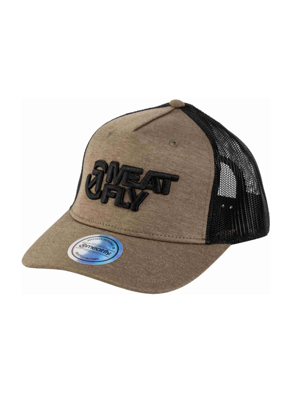 Meatfly kšiltovka Horton Trucker Army / Black Revital | Černá | Velikost One Size