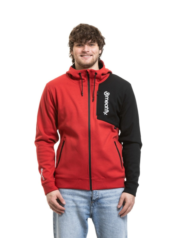 Meatfly pánská technická mikina Lightyear Red Light | Červená | Velikost M