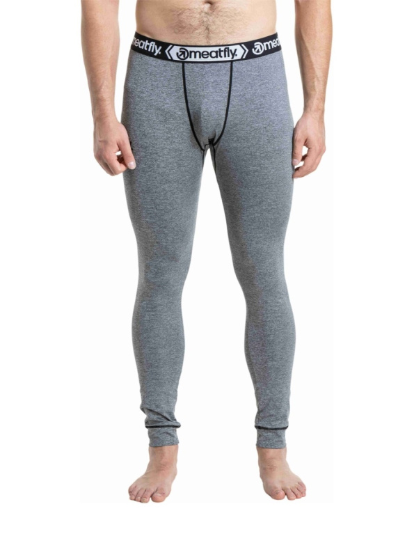 Meatfly pánské termo kalhoty Sloan Charcoal Heather | Šedá | Velikost L