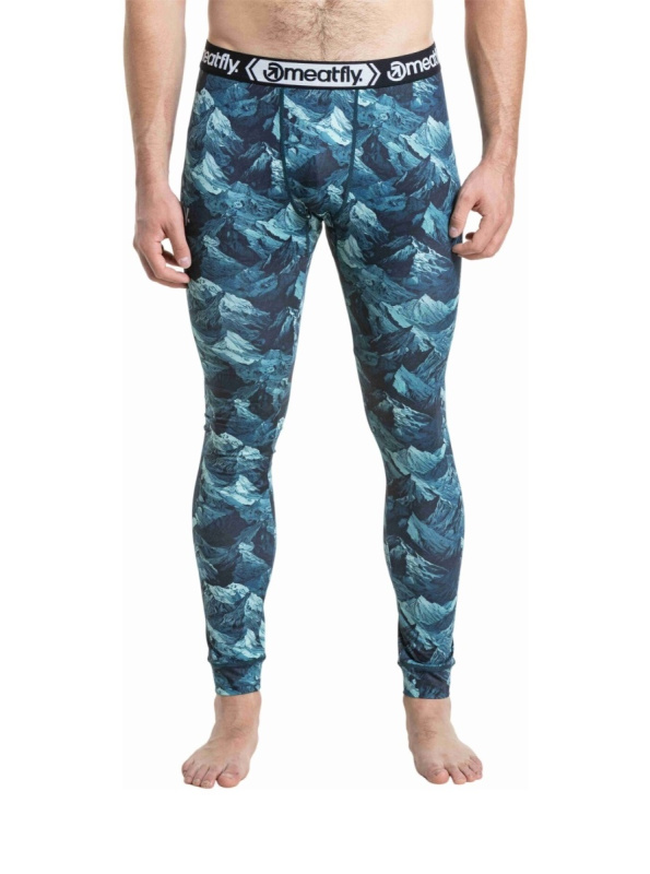 Meatfly pánské termo kalhoty Sloan Green Mountains | Zelená | Velikost XL