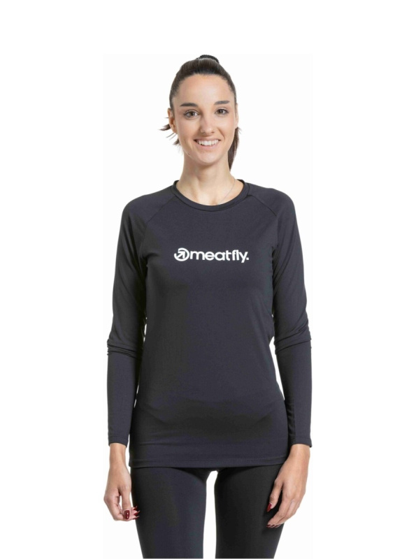 Meatfly dámské termo tričko Capa Black | Černá | Velikost M