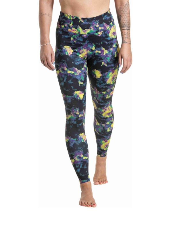 Meatfly dámské termo legíny Jenna Dark Aquarel | Černá | Velikost L