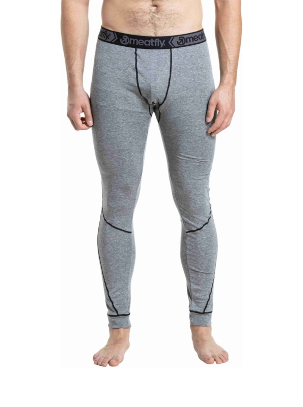 Meatfly pánské merino kalhoty Lucas Charcoal Heather | Šedá | Velikost M