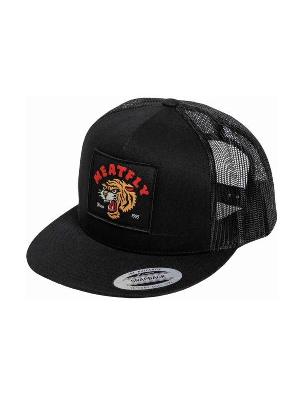 Meatfly kšiltovka Thunderbolt Trucker Tiger / Black | Černá | Velikost One Size