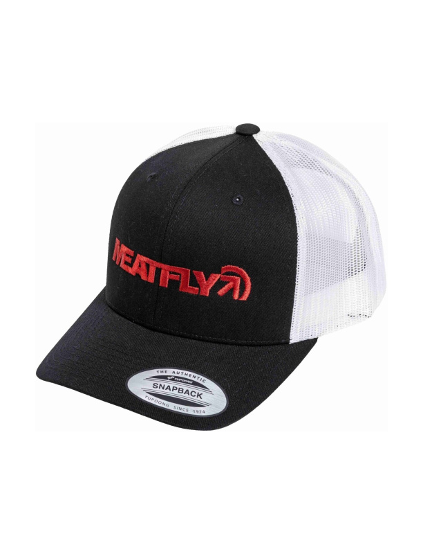 Meatfly kšiltovka Rodie Trucker Wine / Black / White | Černá | Velikost One Size