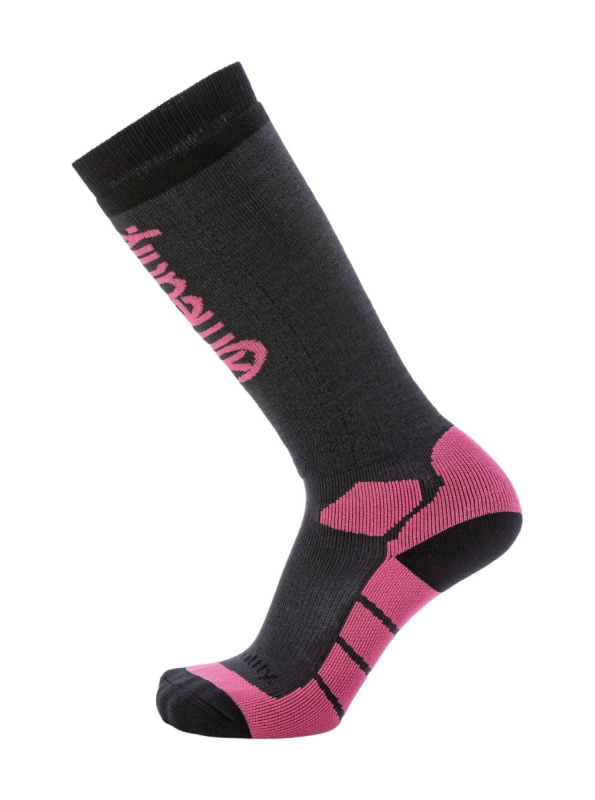 Meatfly sNB & SKI ponožky Leeway Pink | Růžová | Velikost M