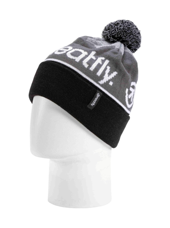 Meatfly kulich Robb Black / Silver | Černá | Velikost One Size