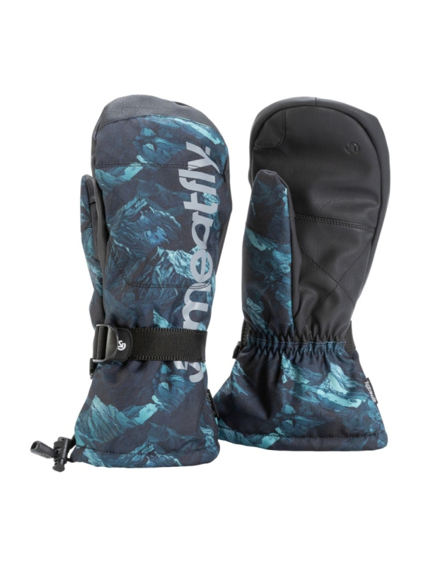 Meatfly pánské rukavice Osbourne Green Mountains | Zelená | Velikost M