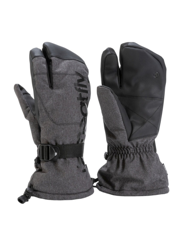Meatfly pánské rukavice Limp Grey Heather | Šedá | Velikost L