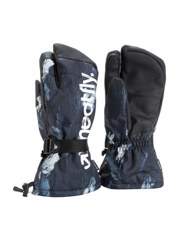 Meatfly pánské rukavice Limp Deep Lake | Šedá | Velikost M