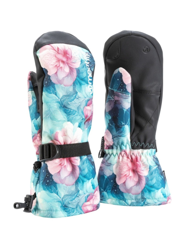 Meatfly dámské rukavice Manson Pink Flowers | Růžová | Velikost L