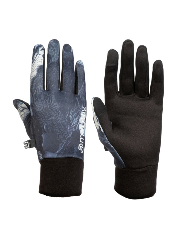 Meatfly pánské rukavice Mens Powerstretch Deep Lake | Modrá | Velikost XL