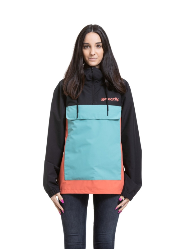 Meatfly dámská street bunda Noah Mango / Black | Černá | Velikost M