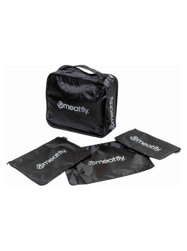Meatfly sada cestovních organizérů Black | Černá | Velikost One Size