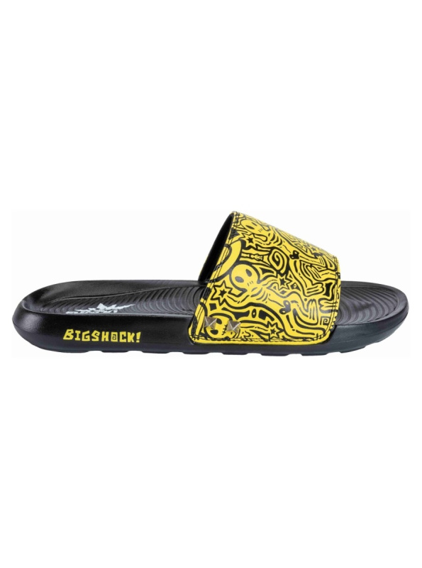 Meatfly pantofle Tonny Big Shock Black / Yellow | Černá | Velikost 39