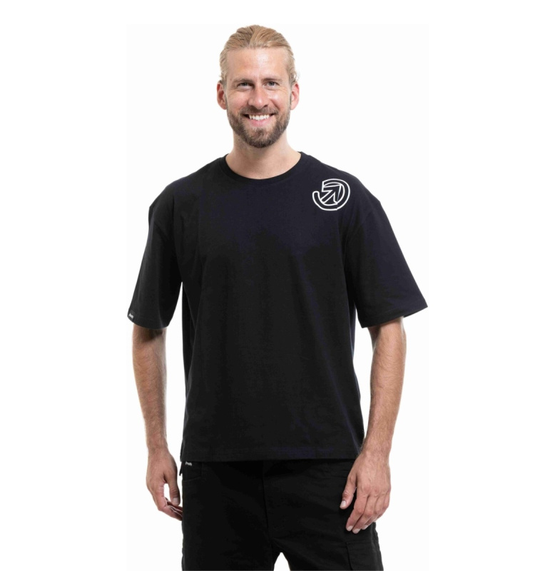 Unisex tričko meatfly ada černá l/xl