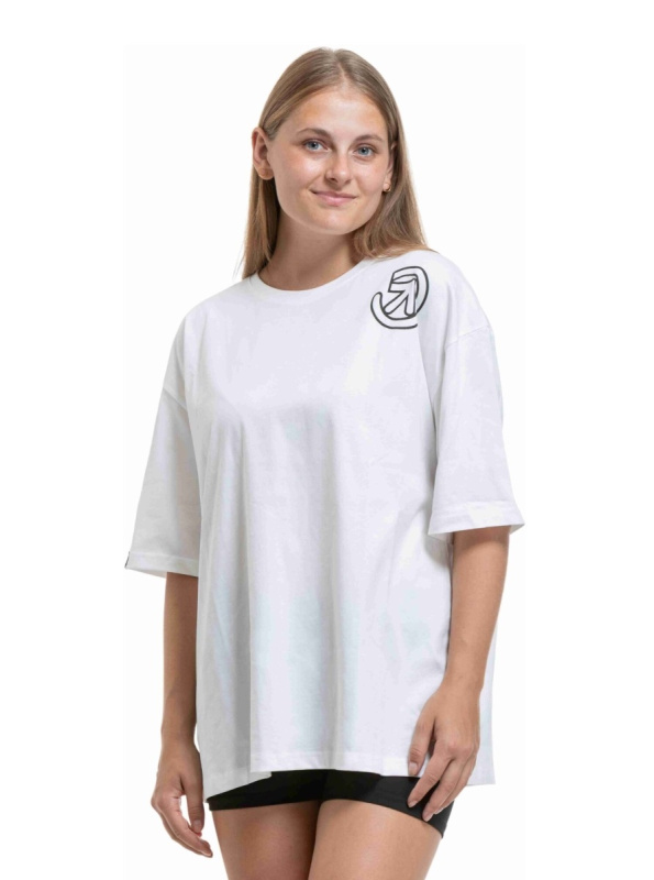 Unisex tričko meatfly ada bílá m/l