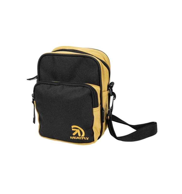 Pánská crossbody taška meatfly hardy žlutá 1,5 l