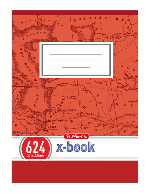 Sešit školní 624 Herlitz A6/20 listů linka