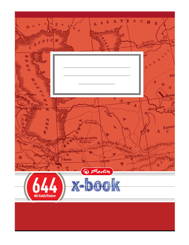 Sešit školní 644 Herlitz A6/40 listů linka