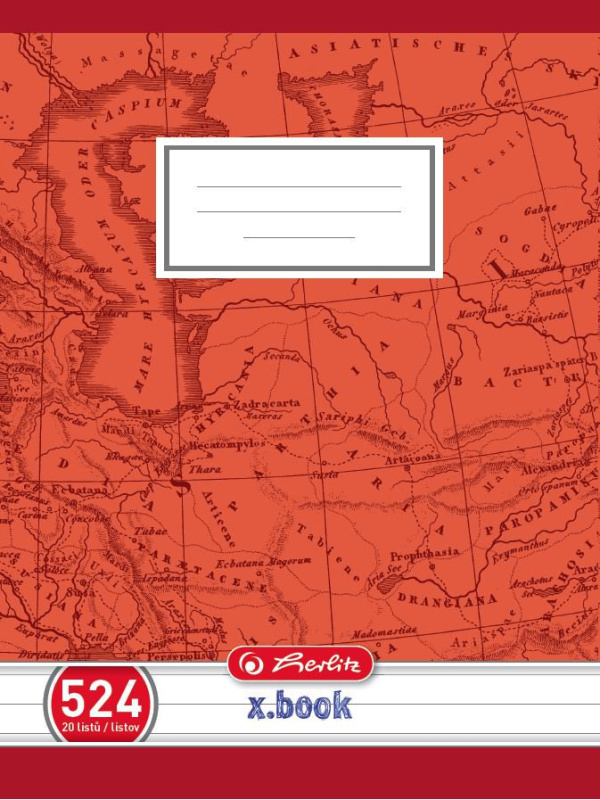 Školní sešit Herlitz 524 A5/20 listů, linka