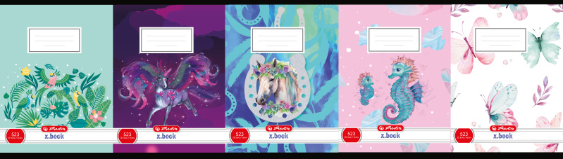 Sešit školní 523 Herlitz - mix motivů