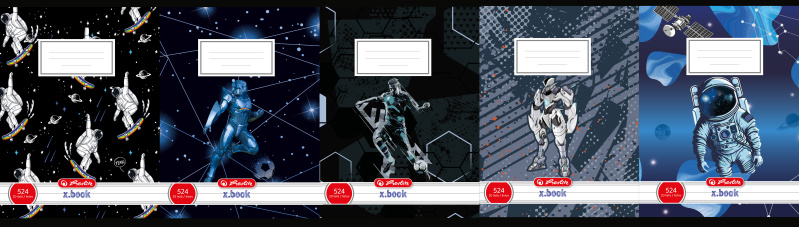 Sešit školní 524 Herlitz, A5/20ls - mix motivů kluci