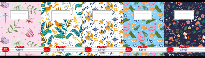Sešit školní 544 Herlitz, A5/40ls - mix motivů