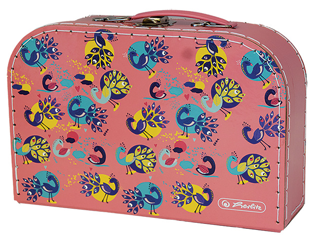 Dětský kufřík Herlitz 30 cm - Páv