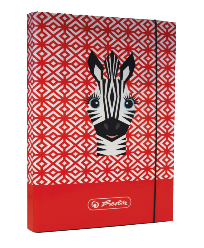 Herlitz Box na sešity A4 - zebra