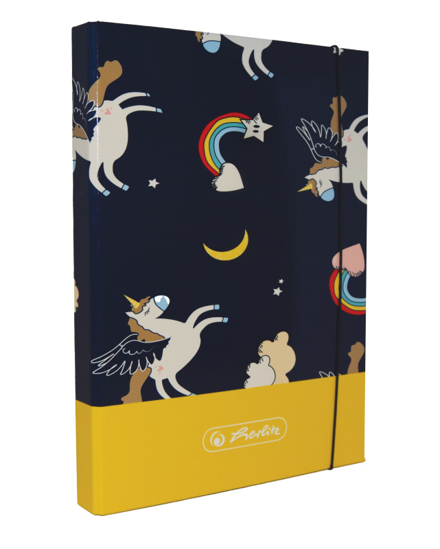Herlitz Box na sešity A5 - jednorožec