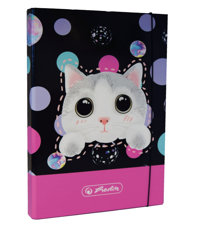 Herlitz Box na sešity A5 - kočička