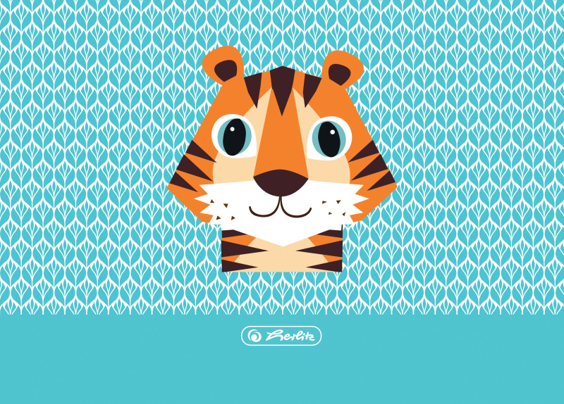 Herlitz Desky na číslice - tygr