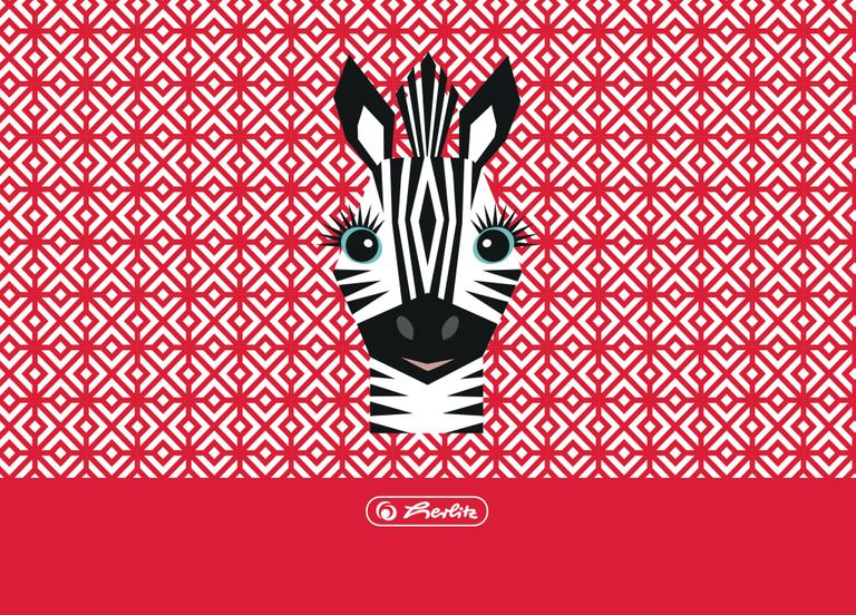 Herlitz Desky na číslice - zebra
